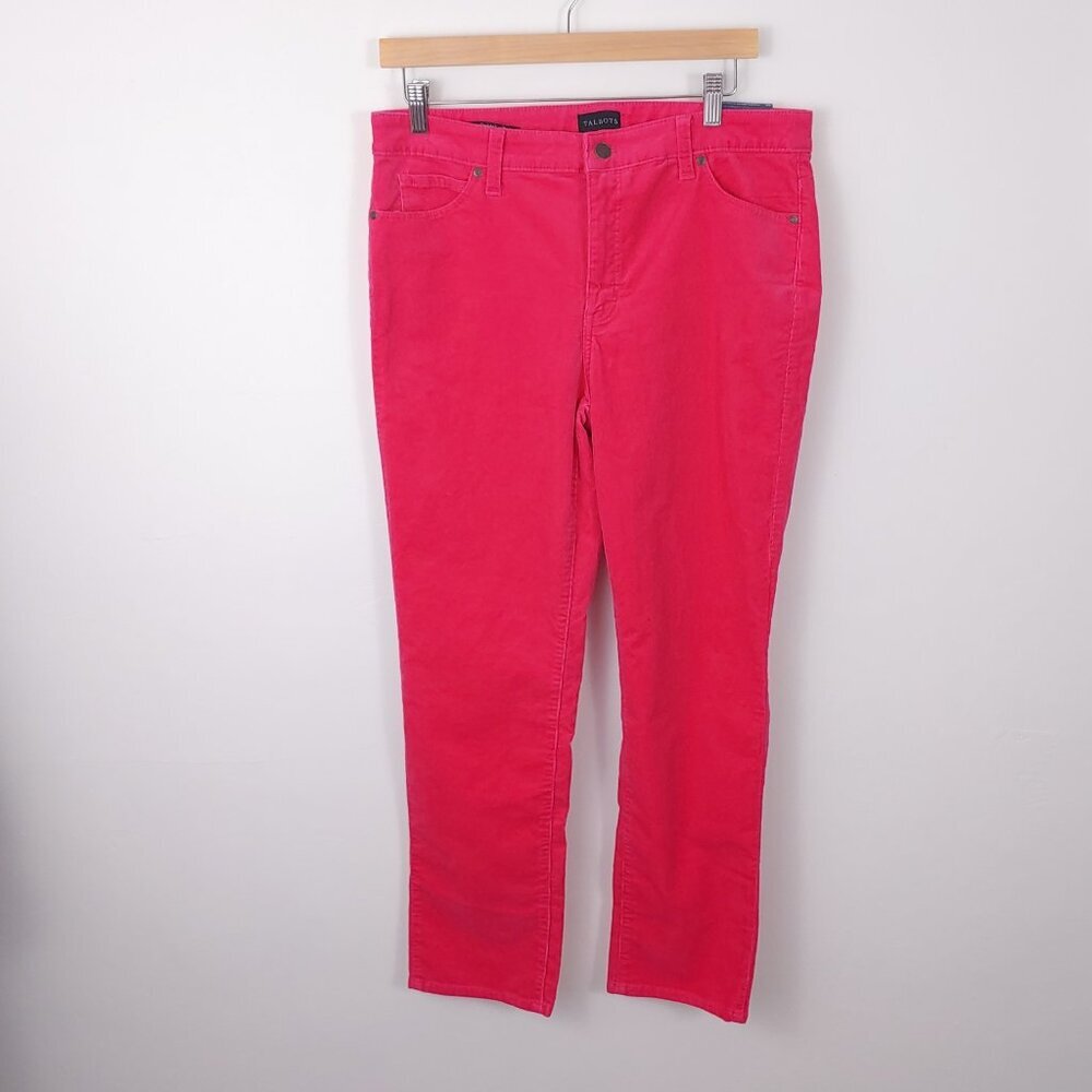 Talbots Corduroy Straight Leg Pants size 10P NWT